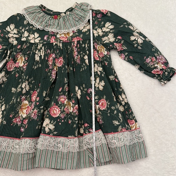 VINTAGE Allison Ann Floral Top/Dress 4T - Picture 8 of 9